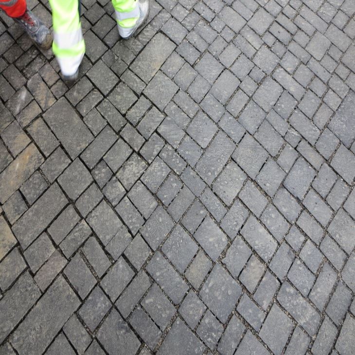black basalt paver