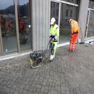 Черен базалтов калдъръм