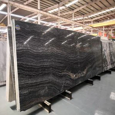 Черна дървена мраморна плоча