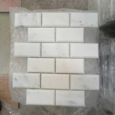 Ориенталска бяла мраморна мозайка