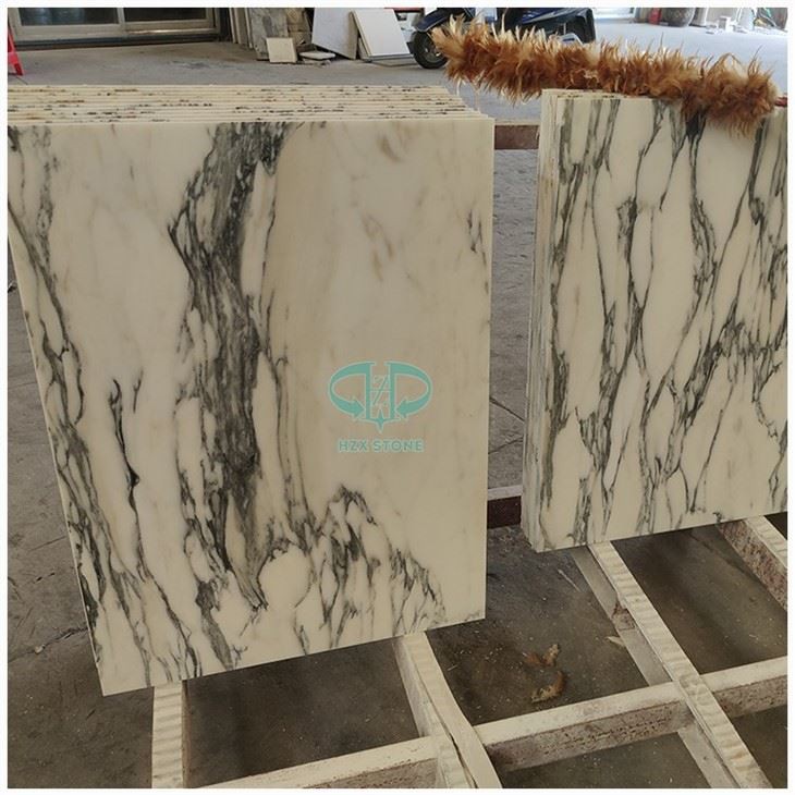 White Arabescato  Marble Tiles